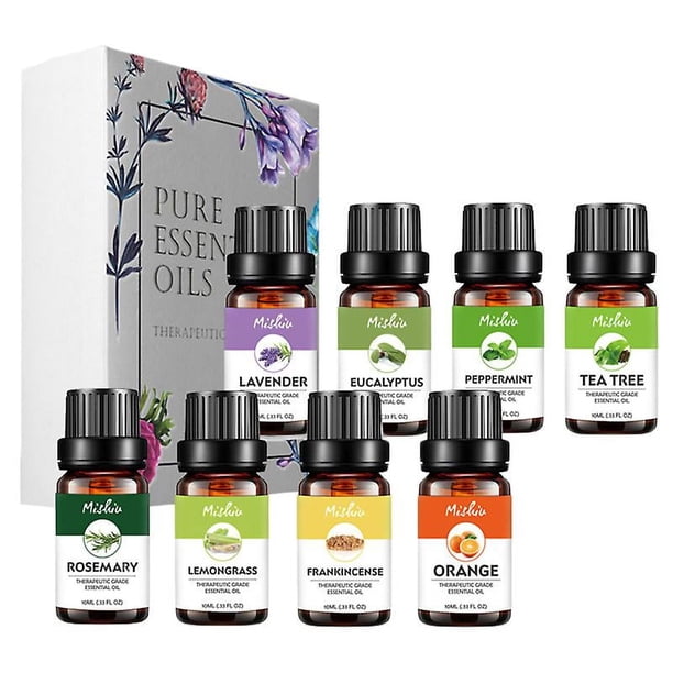 8 piezas de aceite esencial orgánico para mujer