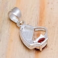 thumbnail image 4 of Anika Jewellers Natural Garnet Pendant 925 Sterling, Sterling Silver, 4 of 4