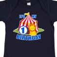 thumbnail image 4 of Inktastic Its My Birthday Circus Tent with Lion 1 Year Old Boys or Girls Baby Bodysuit, 4 of 5
