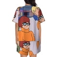 thumbnail image 3 of Lsque Scooby-Doo Women's Short-Sleeved Pajama Set - 2 Piece Soft and Lightweight Sleepwear Set-Medium, 3 of 9