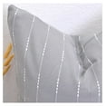 Grey Cotton Pillow Covers 20 x20 inches Gray Outdoot/Indoor Woven