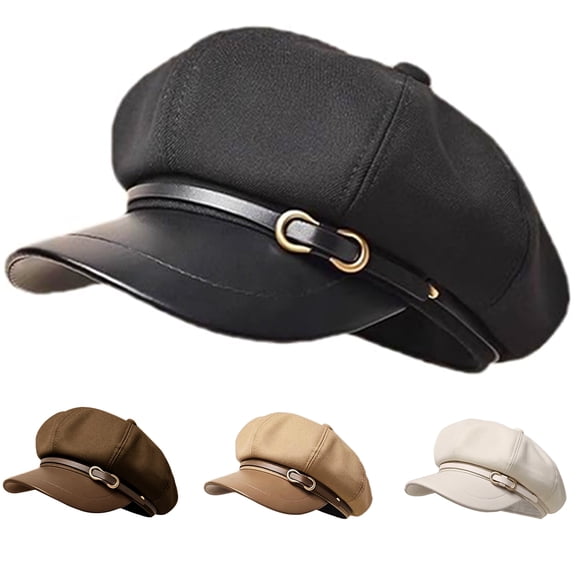 Farcauo Newsboy Hats and Caps Women's Octagonal Beret for Women