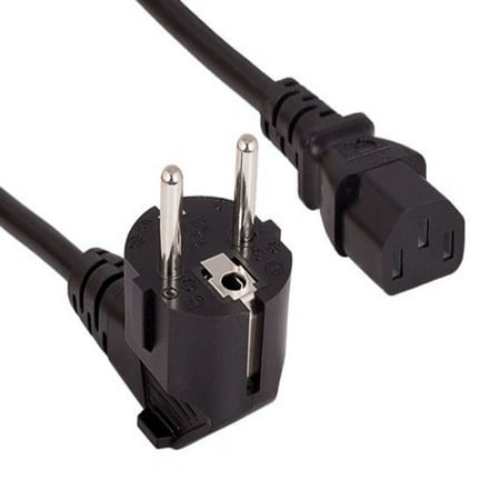 SANOXY Cables and Adapters; 4 PACK of6ft European Power Cord (CEE 7/7 to IEC320 C13)