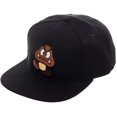 thumbnail image 1 of Nintendo Super Mario Bros Goomba Black Snapback Hat, 1 of 4
