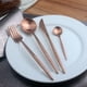 thumbnail image 4 of Cuchara de café de acero inoxidable, minicuchara redonda pulida para espresso, cuchara antipasto para café, postre y pastel (oro rosa), 4 of 8