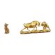 thumbnail image 1 of Figura de escritorio,Estatua de gato,linda decoración para estante o escritorio,Estatua de escritorio,Estatua decorativa de figura de lucha de toro y oso,Colección de esculturas de, 1 of 8
