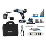 HART 20-Volt 36-Piece Project Kit, Cordless 3/8-inch Drill, Storage Bag, (1) 1.5Ah Lithium-Ion Battery