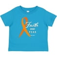 thumbnail image 3 of Inktastic Faith over Fear Leukemia Awareness with Orange Ribbon Boys or Girls Baby T-Shirt, 3 of 5