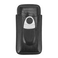 thumbnail image 3 of Cigar Leather Case, Portable Cigar Holder  Breathability  for Travel, 3 of 8