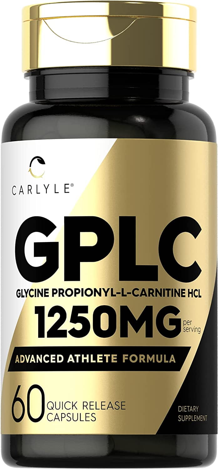 GPLC 1250 mg 60 Capsules Glycine PropionylLCarnitine HCL by