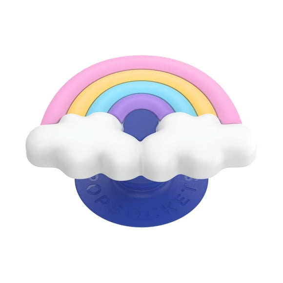 Soporte PopSockets PopoOut Rainbow Fluff para teléfono