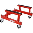 thumbnail image 3 of CQSXDA Motorcycle Dolly, ATV Motorcycle Four Wheeler Cycle Engine Cradle Dolly 1500lbs,Heavy Duty Racks for Motorcycle Maintenance, Engine Stand, Red, 3 of 11