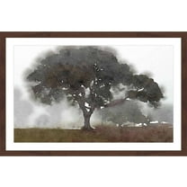 "There Was a Tree" Framed Painting Print
