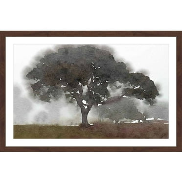 "There Was a Tree" Framed Painting Print