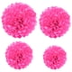 thumbnail image 2 of Juego de bolas de papel Bearachild Decoraciones de fiesta Pompón de papel rojo Rosa 7.8 pulgadas, 2 of 6