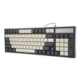 thumbnail image 2 of Teclado para juegos con retroiluminación LED RGB, mecánico, resistente al agua, compacto, 96 teclas, teclado de membrana USB para ordenador de escritorio y PC., 2 of 14