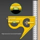 thumbnail image 2 of Multifunctional Combination of Movable Angle Ruler Set With Bubble Level High-precision Gauge Measuring Tools, 2 of 5