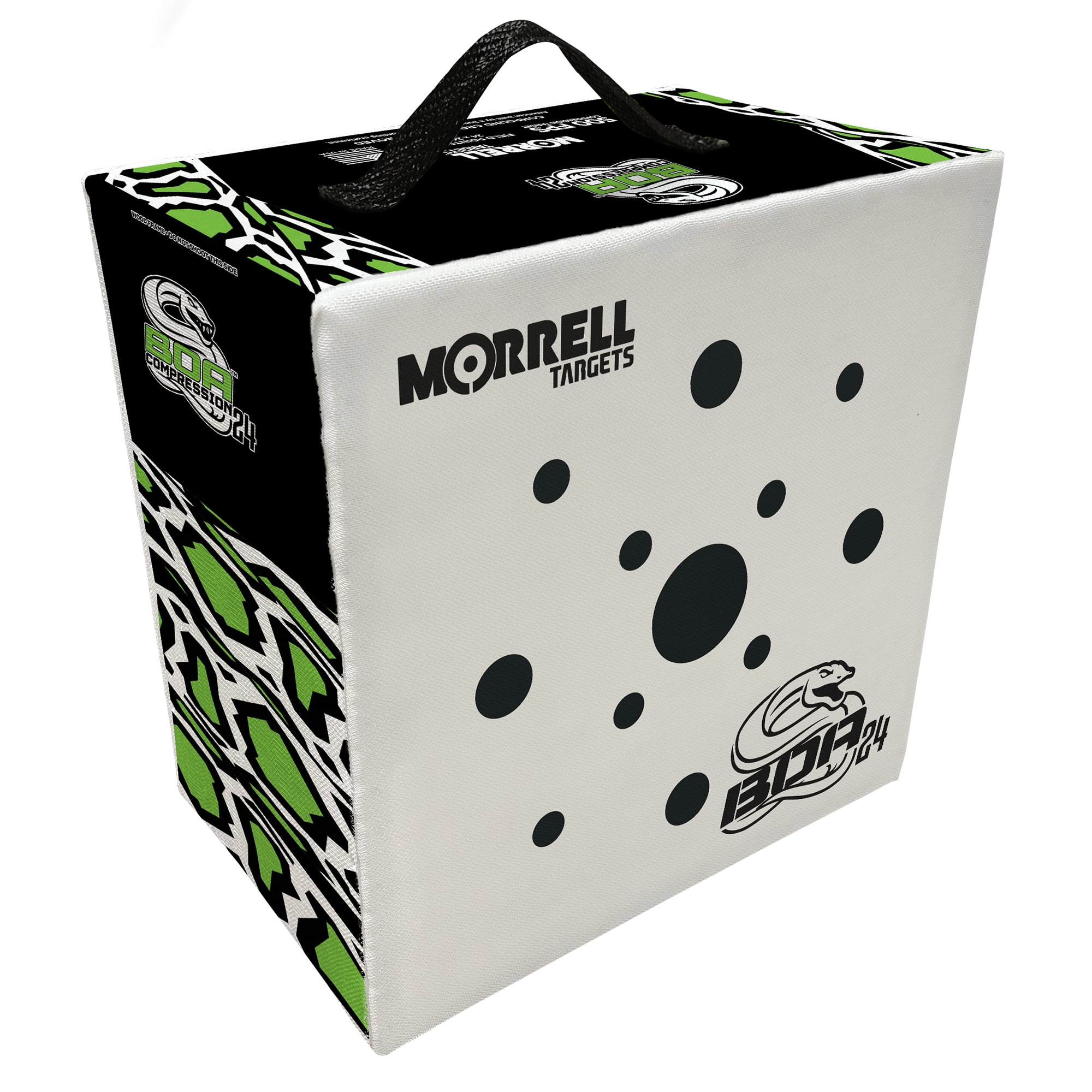 BIGshot Targets BOA Compression Foam Archery Target Block, 24 Inch, White/Black