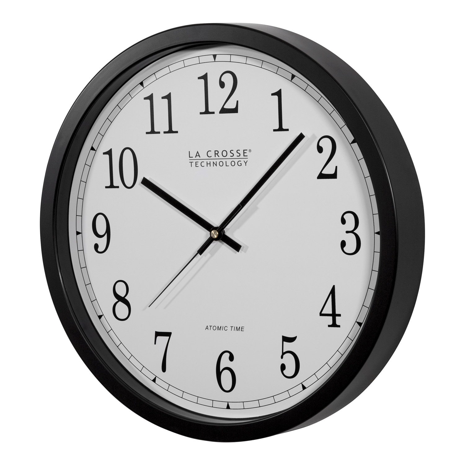 14 Atomic Analog Wall Clock Automatically Adjusts DST Round Indoor La 