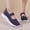 Purple, variant on Women's Mary Jane Shoes Mesh Breathable Soft Shoes Woven Knitted Loafers Anti Slip Orthopedic Walking Loafers Arch Support Sneakers