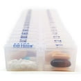 thumbnail image 3 of Pill Thing Daily Monthly Pill Organizer with Removable Lid and Visible Compartments, 3 of 5