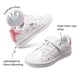 thumbnail image 3 of Zapatillas DREAM PAIRS para Niños y Niñas Blancas Antideslizantes SDFS2210K, 3 of 6