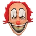 thumbnail image 2 of Pince à Épiler Clown Masque en Latex Accessoire de Costume d'Halloween Horreur Cheveux Rouges, 2 of 3