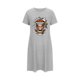 thumbnail image 5 of Camisón corto de talla grande para mujer, camisón de manga corta con estampado de pecho a la moda, camisón para mujer, 5 of 5