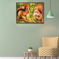 thumbnail image 4 of Cuadros Decorativos Kit de pintura de diamante 5D, ardillas DIY, taladro redondo completo, mosaico, decoración del hogar Ndcxsfigh Nuevos Originales, 4 of 7