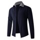 thumbnail image 4 of Ceisia Men's Slim-Fit Color-Blocked Zipper Knit Cardigan Multi-Solid for Spring Gift, 4 of 9