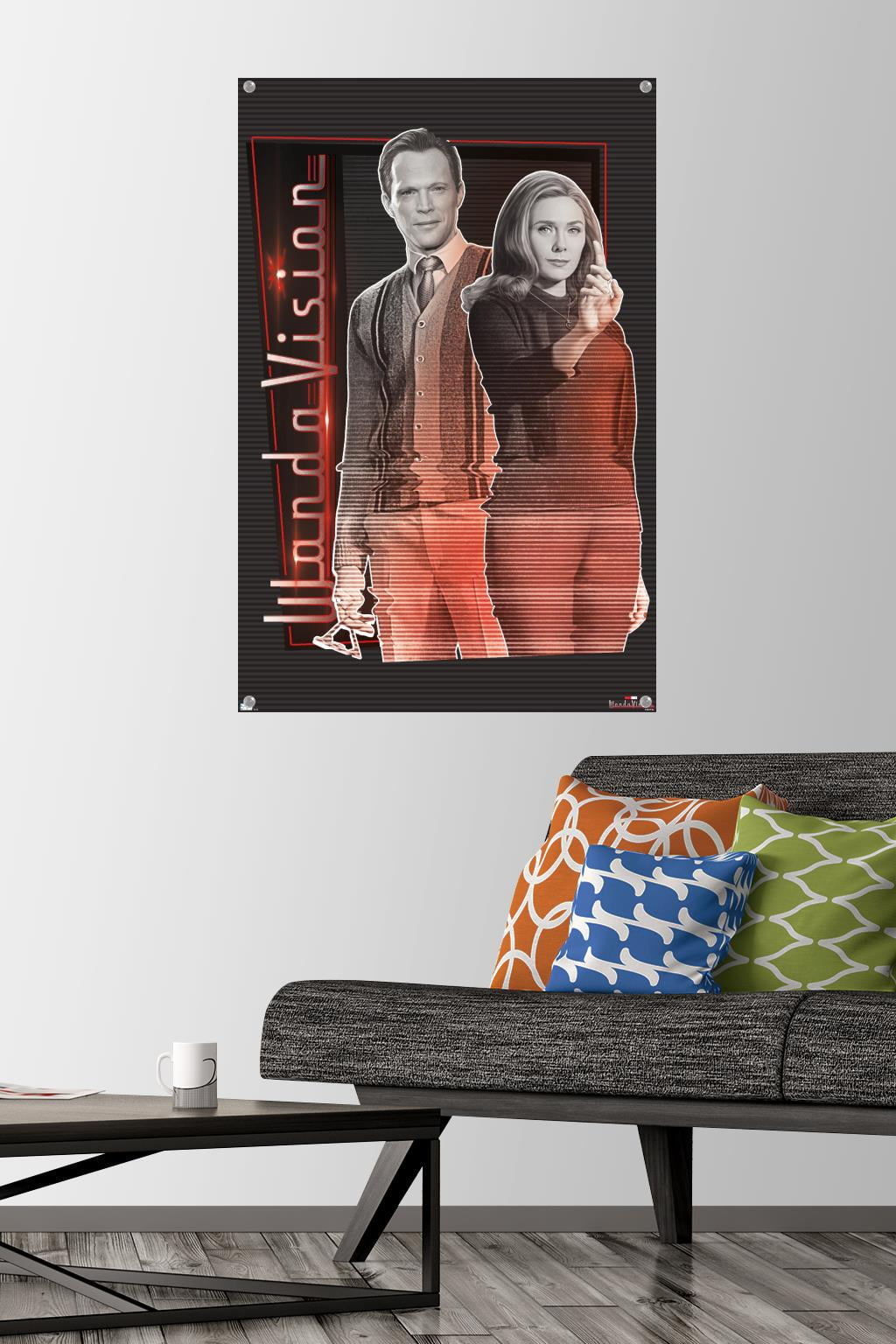 Marvel WandaVision - Together Wall Poster with Pushpins, 22.375" x 34"