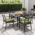 thumbnail image 6 of Kimunuk Outdoor Chair Cushions set of 2, 22" x 22" Zipped Waterproof Outdoor Seat Cushions Couch Pads with Ties for Patio Furniture, Light Green, 6 of 6