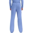 thumbnail image 5 of Cherokee Mens Scrub Pants with Cargo Pockets, Two-Way Stretch Modern fit Button Closure with Inside Drawstring Pants - WW140, XL Tall, Ciel Blue, 5 of 7