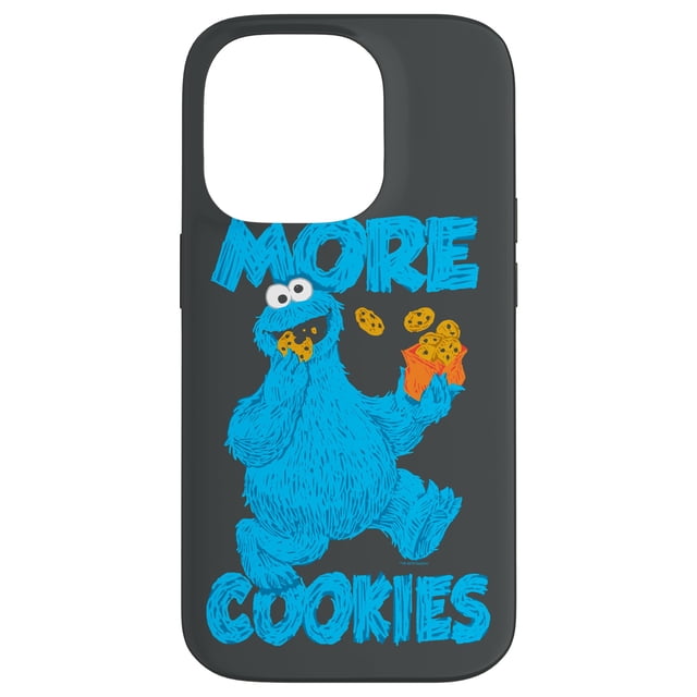 Funda para iPhone 14 Pro de Plaza Sésamo con Cookie Monster