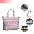 thumbnail image 2 of Purple Pioneer Flower Striped Pattern Travel Tote Bags for Women Carry On,Large Weekender Bags for Women Travel,Multi Functional Duffle Bag for Work,Shopping,Sports, 2 of 5