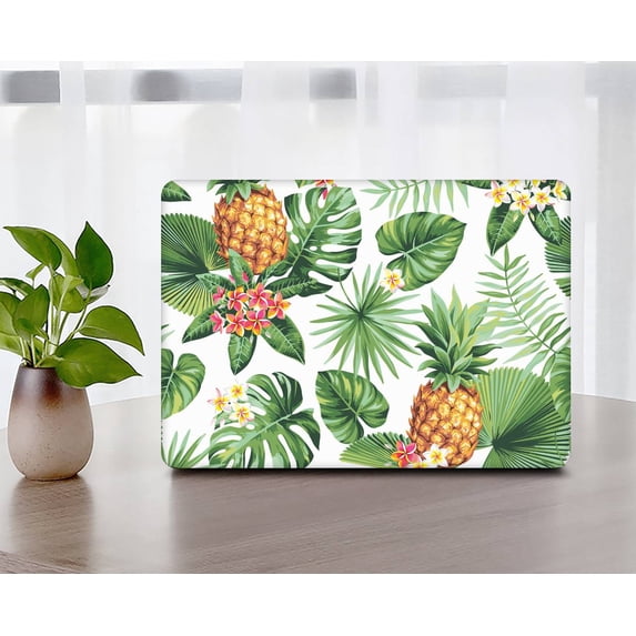 KSK KAISHEK Hard Shell Case Compatible with MacBook Pro 16" with Touch ID Type C + Black Keyboard Cover Model: A2780 M2/A2485 M1 (Flowers 107)