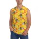 thumbnail image 1 of Fotbe Honeycombs Men's Camiseta sin Mangas Estampada para Hombres, Playera Casual para Gimnasio, Entrenamiento, Playa-XX-Large, 1 of 7