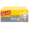 thumbnail image 3 of Glad Clear Garbage Bags - Tall 45 Litres - Febreze Fresh Clean Scent, 30 Trash Bags, 3 of 6
