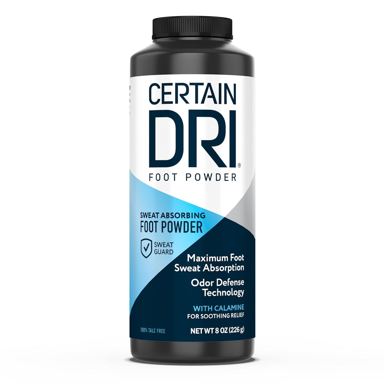 (3 pack) Certain Dri Foot Powder for Men & Women, Sweat & Odor Control, 8oz