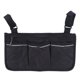 thumbnail image 1 of Bolsa lateral Infidev para silla de ruedas y andador con rayas, reposabrazos con suspensión ajustable, bolsa de almacenamiento para móvil, llaves, vasos y botellas, accesorio ligero, 1 of 5