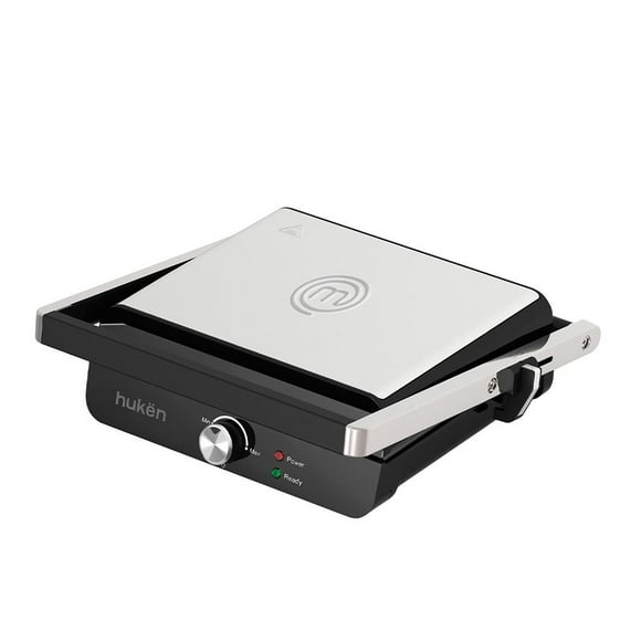 Parrilla Panini XL Masterchef by Hukën Grillpro 4 rebanadas Acero