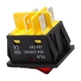 thumbnail image 3 of Rocker Switch Heavy Duty 4 Pin DPST IP67 Sealed KCD4 Waterproof T85 12V 24V Auto Boat Marine With LED ,Easy to Install, 3 of 5
