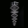 thumbnail image 2 of Candil de Cristal Cortado Gamalux Williams Krystal Aros Cuadrado de 5 Luces, 2 of 5