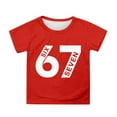 thumbnail image 2 of Boys Summer Tee Tops Six Seven 6 7 Graphic Tee Ice Print Casual Shirt Childrens Top Soft Comfortable Daily Wear Youth Apparel, 2 of 4