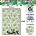 thumbnail image 3 of Summer Garden Flag 12x18 Double Sided Vertical, Seasonal Watercolor Green Plants Garden Yard Flags Outside Outdoor Small House Decoration (ONLY FLAG), 3 of 6