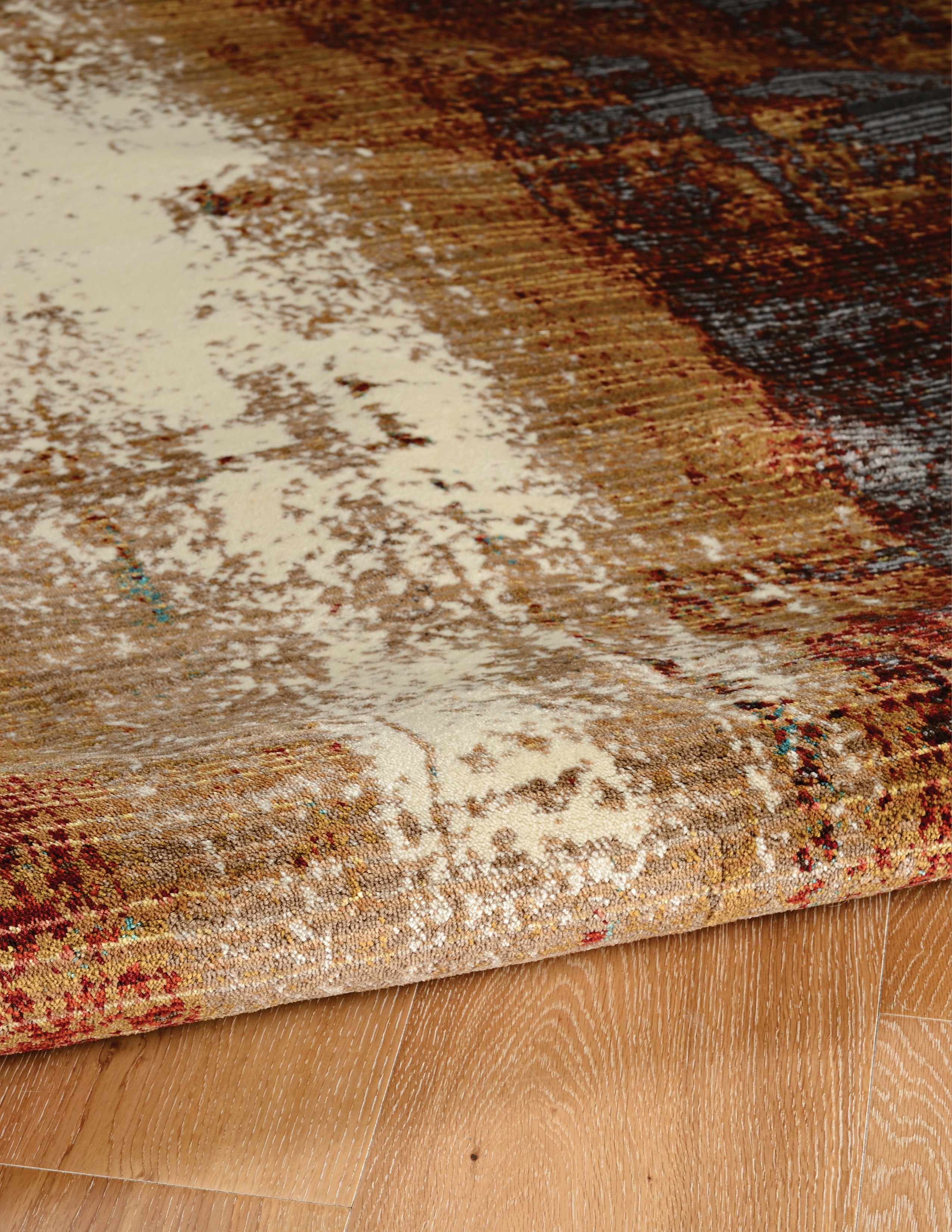 Illusions Canyon Beige Area Rug 5x8 Transitional Design Polypropylene