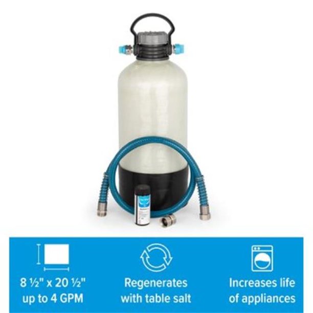Camco TastePURE Camper/RV Portable Water Softener Features a Compact SpaceSaving Design & a