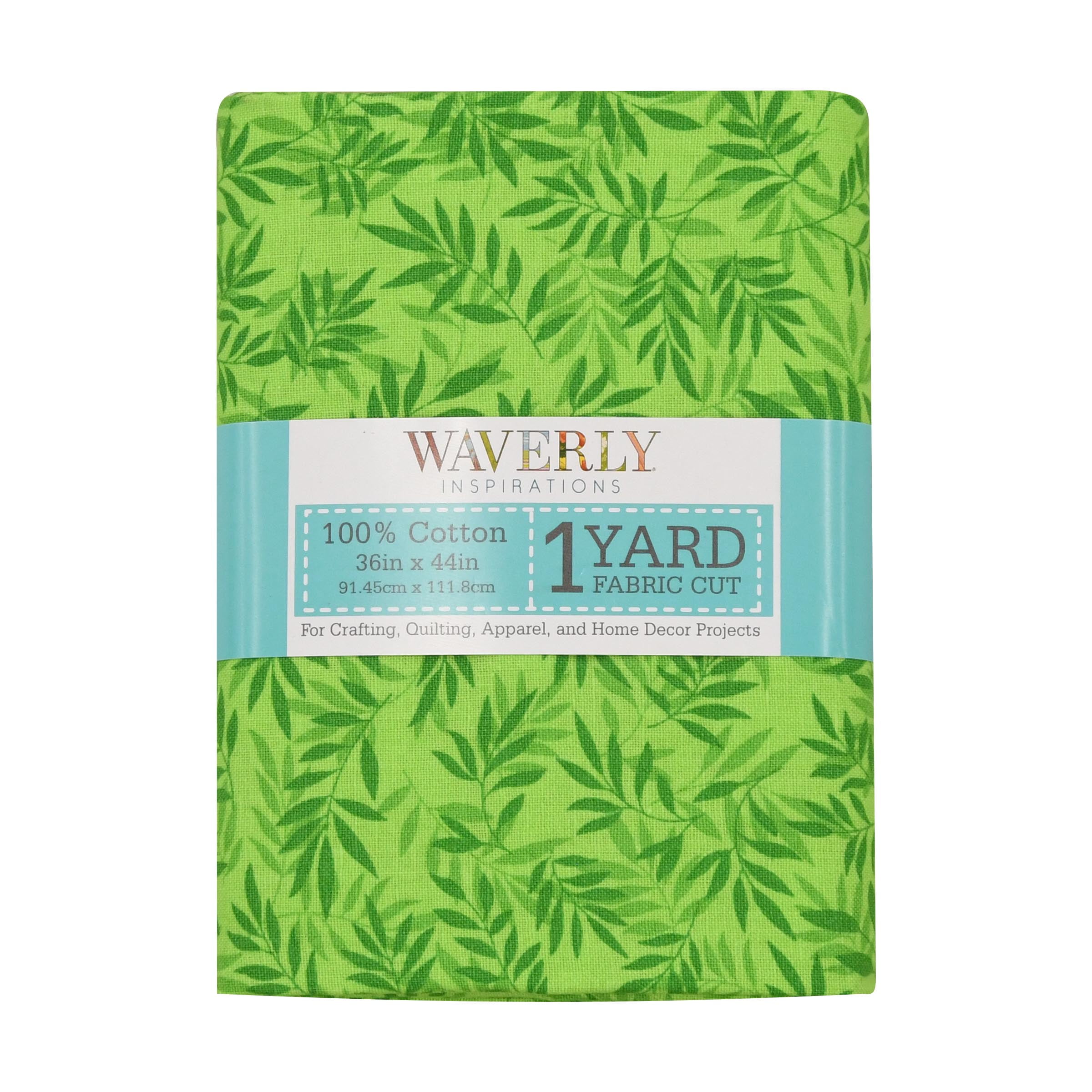 (2 pack) Waverly Inspirations 1 Yard 100% Cotton Sweden Vineyard, Green, 44" Wide for Quilting & Sewing