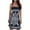 Dark Blue, variant on Ichuanyi Woman Dress Women Sexy Tube Strapless Strapless Printing Sleeveless A-Line Skirt Dress Dress