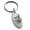 Silver, variant on Stainless Steel Almighty Alicorn Engraved Small Oval Charm Keychain Keyring